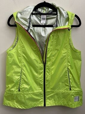 Victoria's Secret VSX Sport Neon Lime Hooded Vest